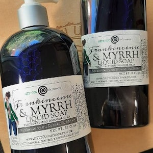 LiqSp: Frankincense Myrrh Liquid Soap