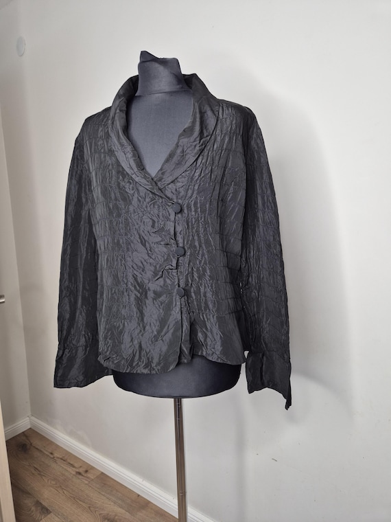 Vintage Marimekko Acetate Silk Blouse | Ritva Falla, Made in Finland (XS-M)