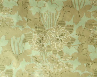 Vintage Retro grün Camouflage Blumen 60er Jahre Tapete VERKAUFT als Massenware