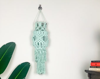 Macrame Hanging Lantern - Small