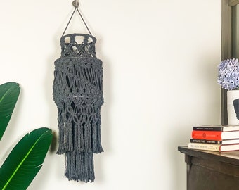 Macrame Hanging Lantern - Large