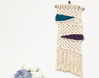 Macrame Wall Hanging - "Autumn"