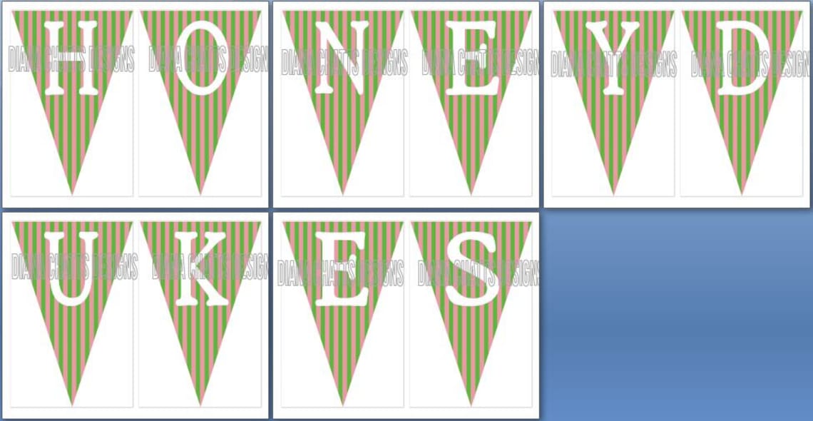 Printable Honeydukes Bunting Banner - Etsy