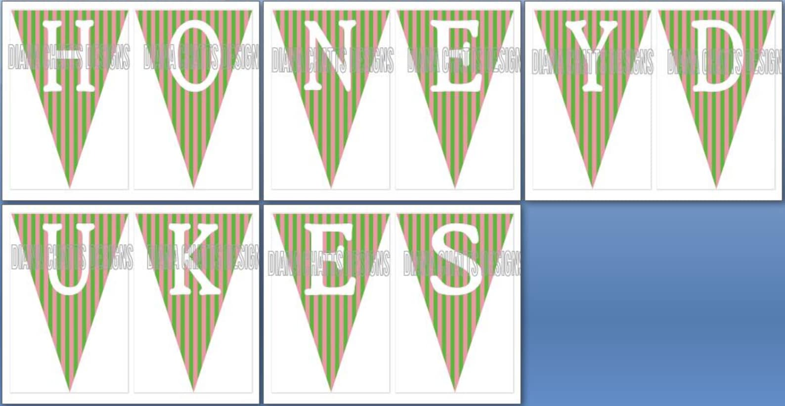 Printable Honeydukes Bunting Banner Etsy