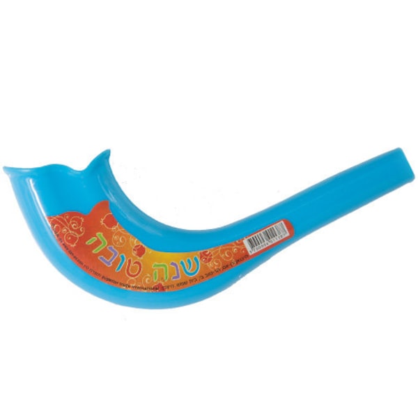 Plastic Shofar - Child Size 7" Plastic Ram Style Horn for Jewish Holidays - Rosh Hashana Gift for Kids