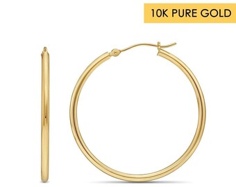 Jewel Tie 10k White Gold Polished Hoop Earrings 6mm Jewel Tie 10k White Gold Polished Hoop Earrings 6mm
