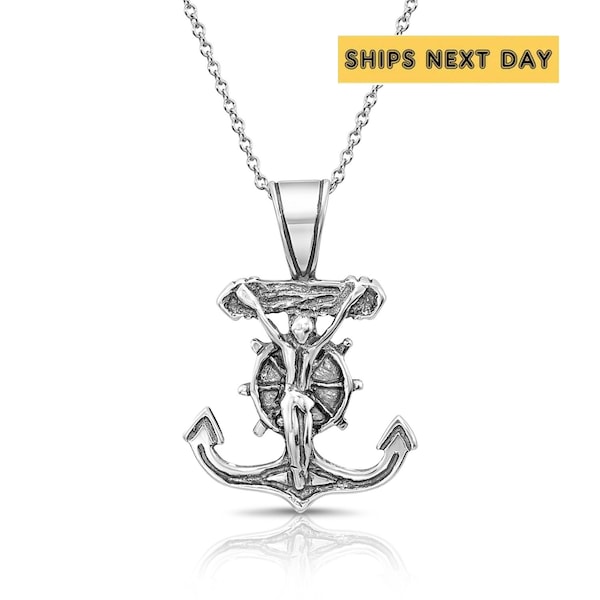Anchor Pendant Etsy