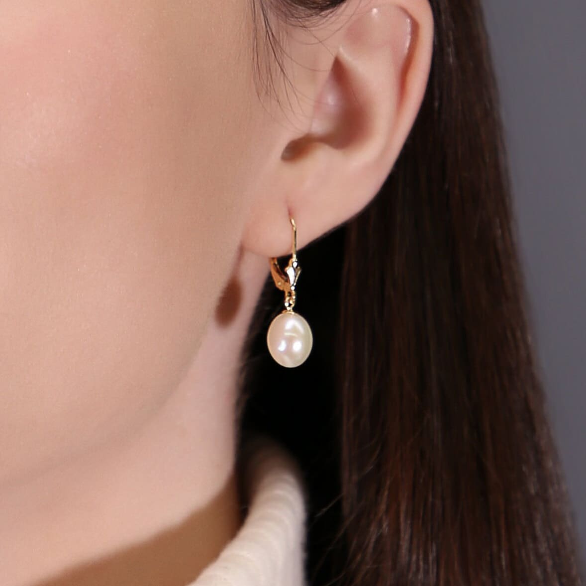 Pendientes De Conchas Marinas Pendientes De Perlas De Agua Dulce Y Conchas Marinas Perlas Rosas