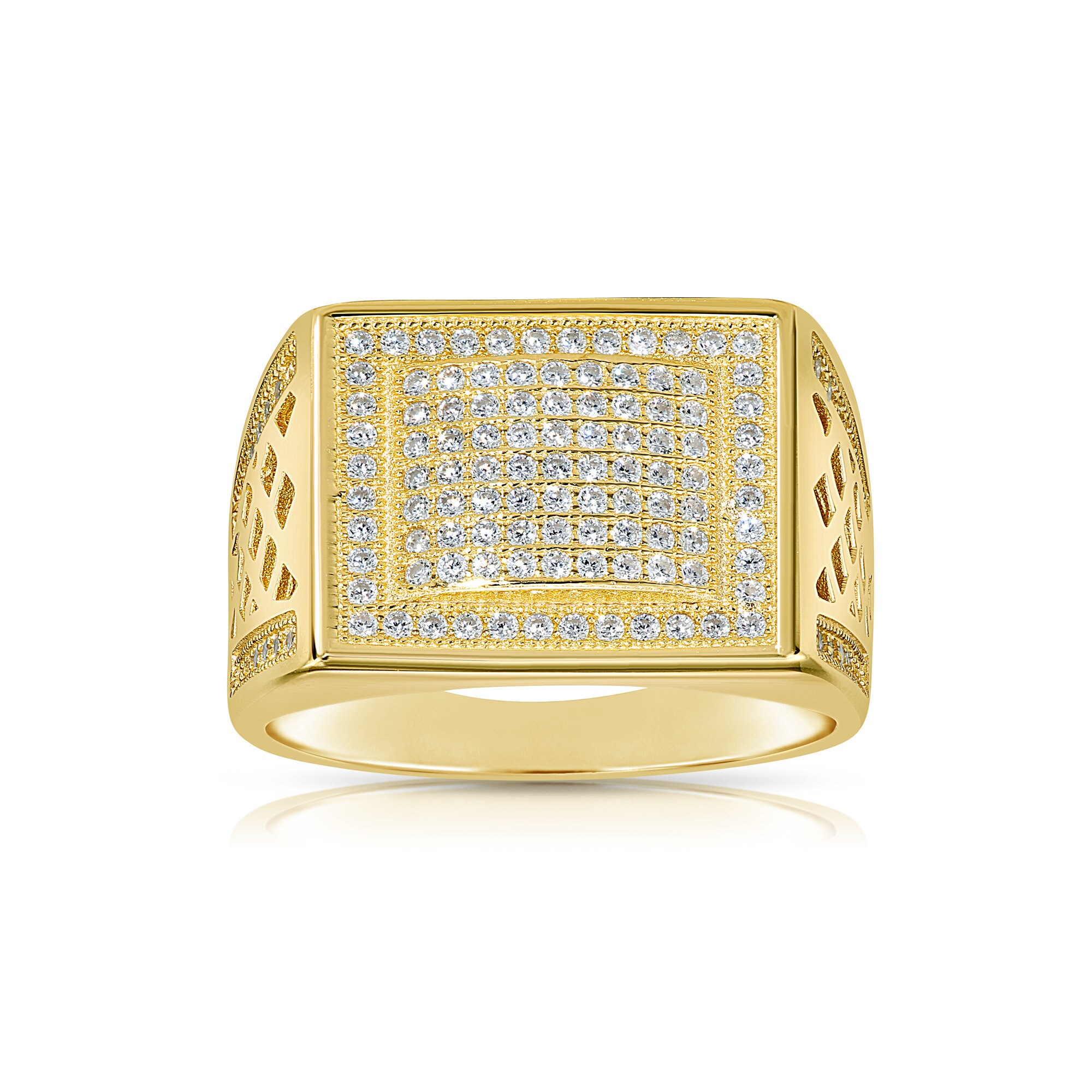 Urban Fusion Men's Gold-plated & Sterling Silver Hip Hop