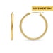 see more listings in the 14K Gold Hoop Earrings section
