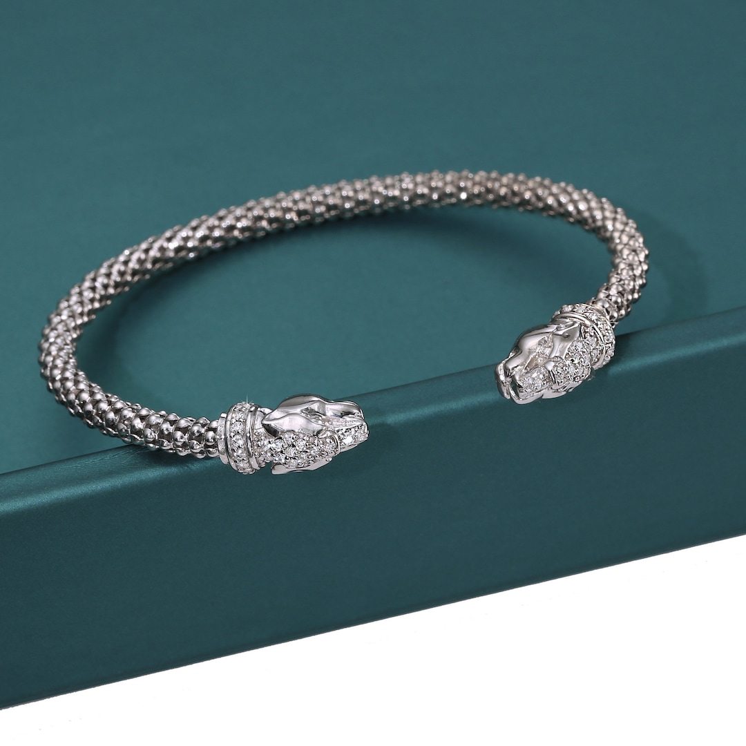 ブレスレット LC1349 CZ WH 20mm CZダイヤ 喜平 ブレスレット メンズ キューバン ヒップ