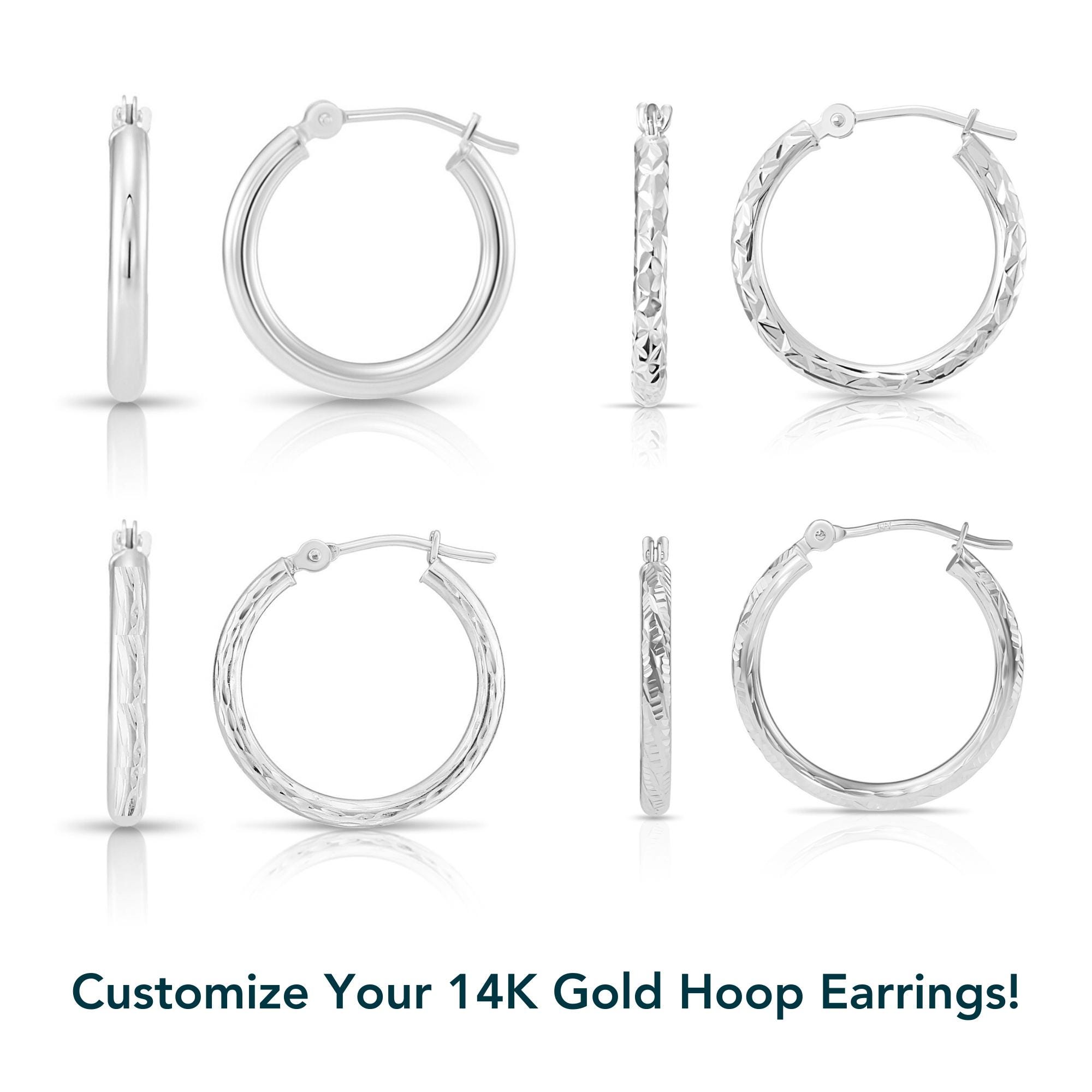 Engraved Hoop Earrings - Etsy