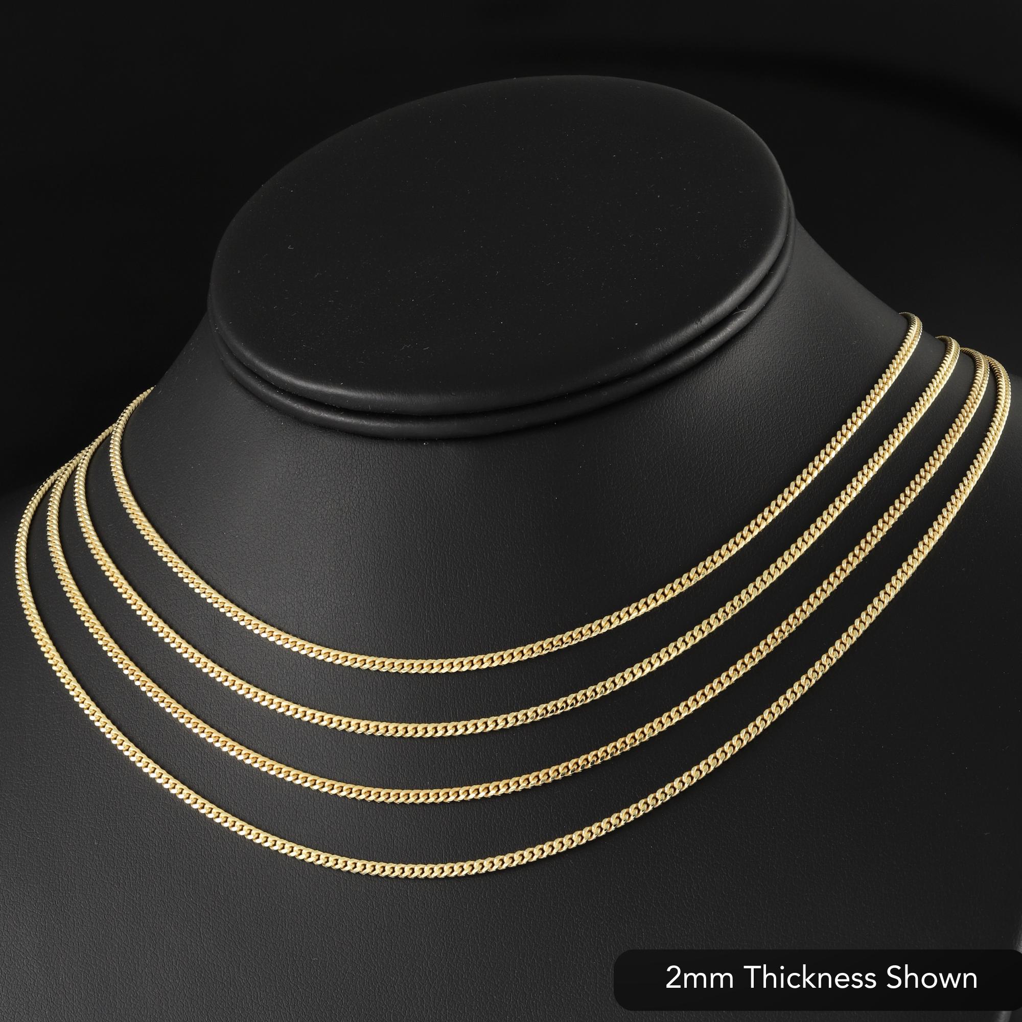 Collana A Catena A Maglia Cubana Color Argento Largo 6-18 Mm Per Uomo, Catena In Acciaio Inossidabile, Regalo Di Gioielli Hip-hop - Foto 4