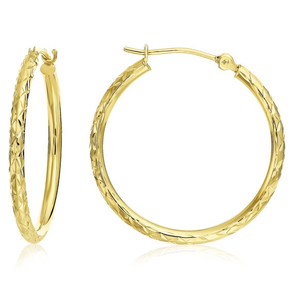 Designer hoop clearance earrings gold