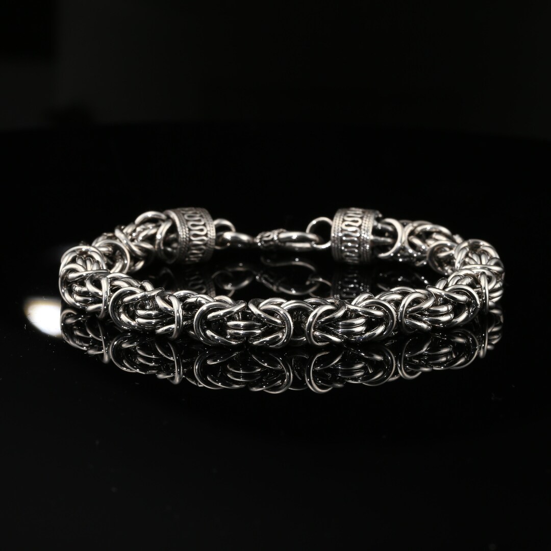 アクセサリー Vintage Byzantine chain bracelet Vintage Byzantine Chain Balinese Sterling Silver Bracelet - Etsy
