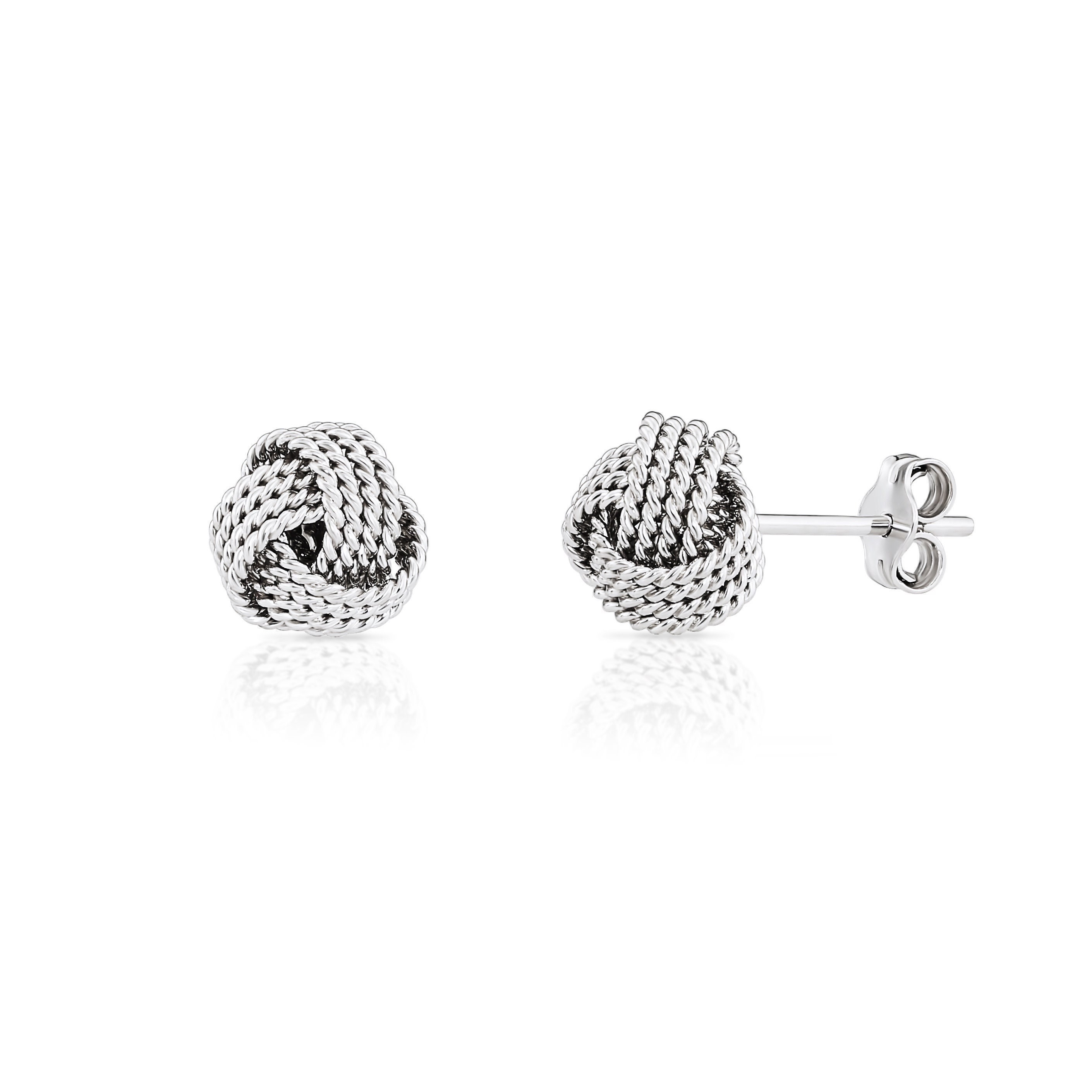 Sterling Silver Love Knot Earrings – Chapman's Jewelry