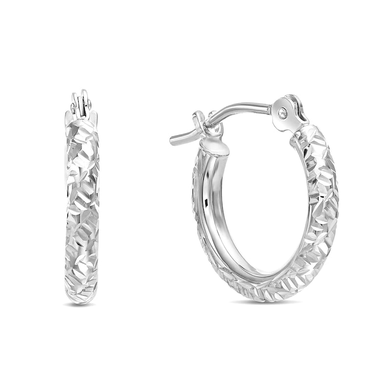14k solid gold small hoops fancy hand engraved hoop earrings etsy