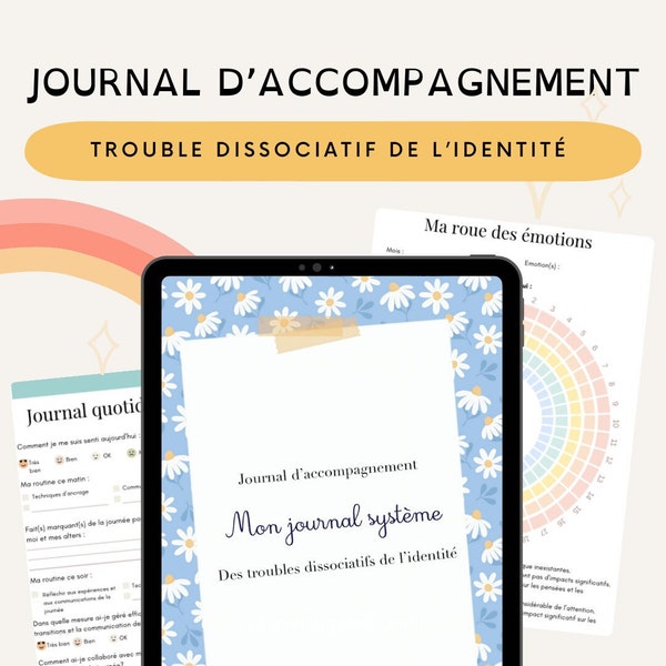 Journal d'accompagnement des troubles dissociatif de l'identité : "mon journal système"