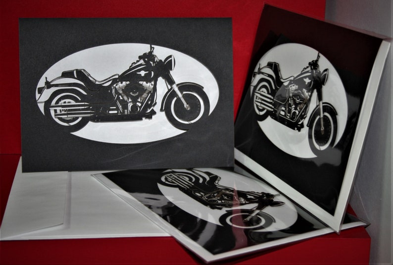 harley davidson greeting cards