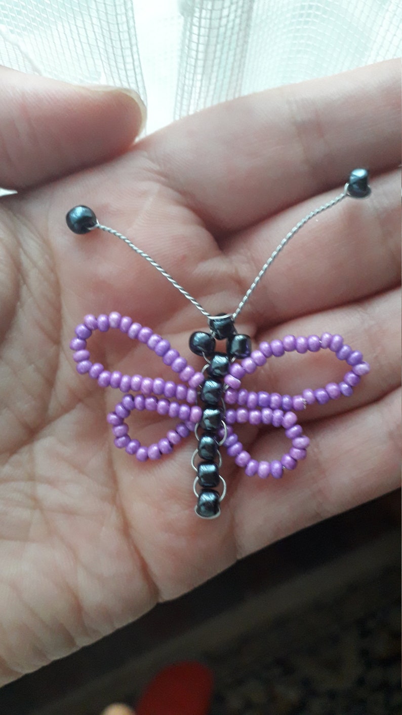 Beaded butterfly Etsy
