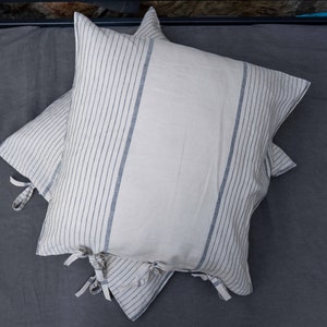 Stonewashed Linen Pillowcase. Decorative pillow case, Cushion Cover, Standart,King,Queen,Deco Pillowcase. image 6