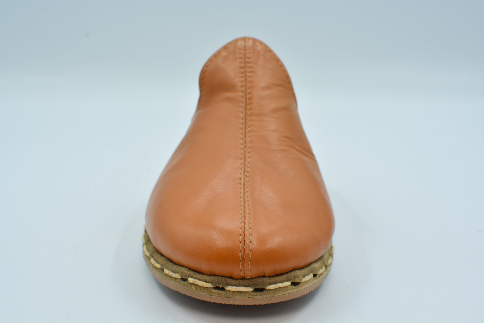 tan color slippers