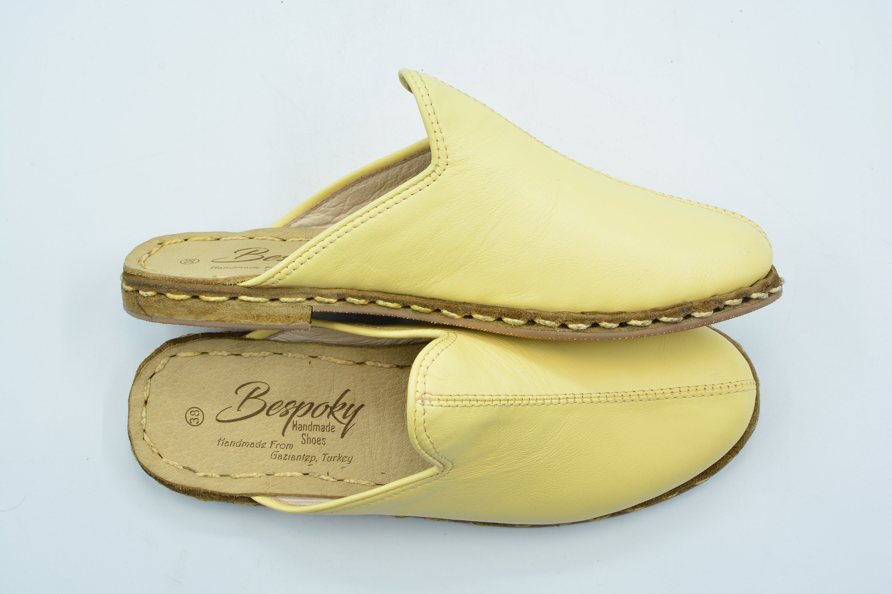 lemon and pepper slippers