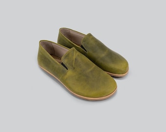 Women Leather Loafers: Old Money Classic, Wide Toe Box, Handmade