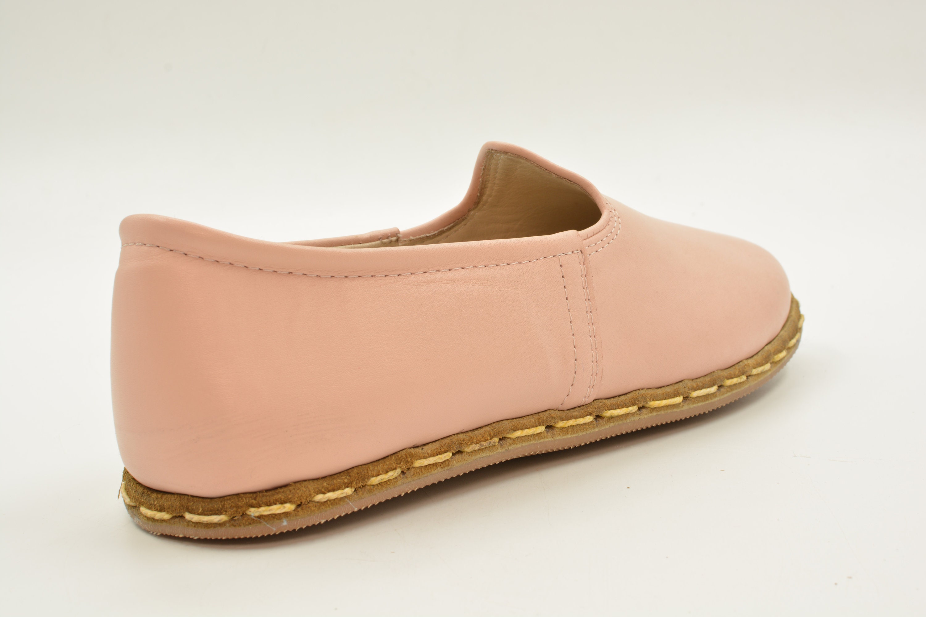 pink and brown shoes