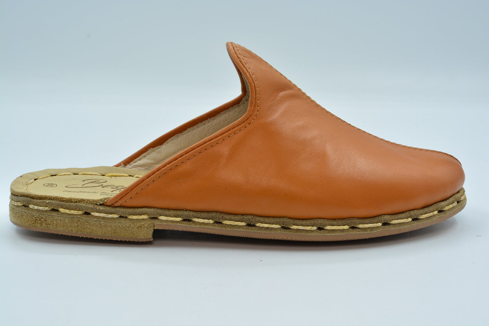 tan color slippers