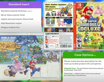New スーパーマリオブラザーズ U デラックス交換用ケース: Nintendo