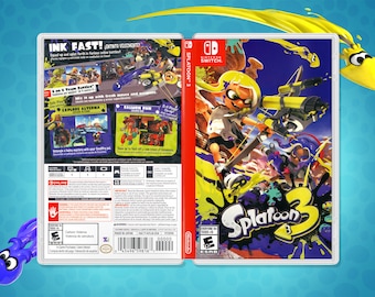 Splatoon 3 Reversible Cover art: Insert / Case for Nintendo Switch (US Retail)