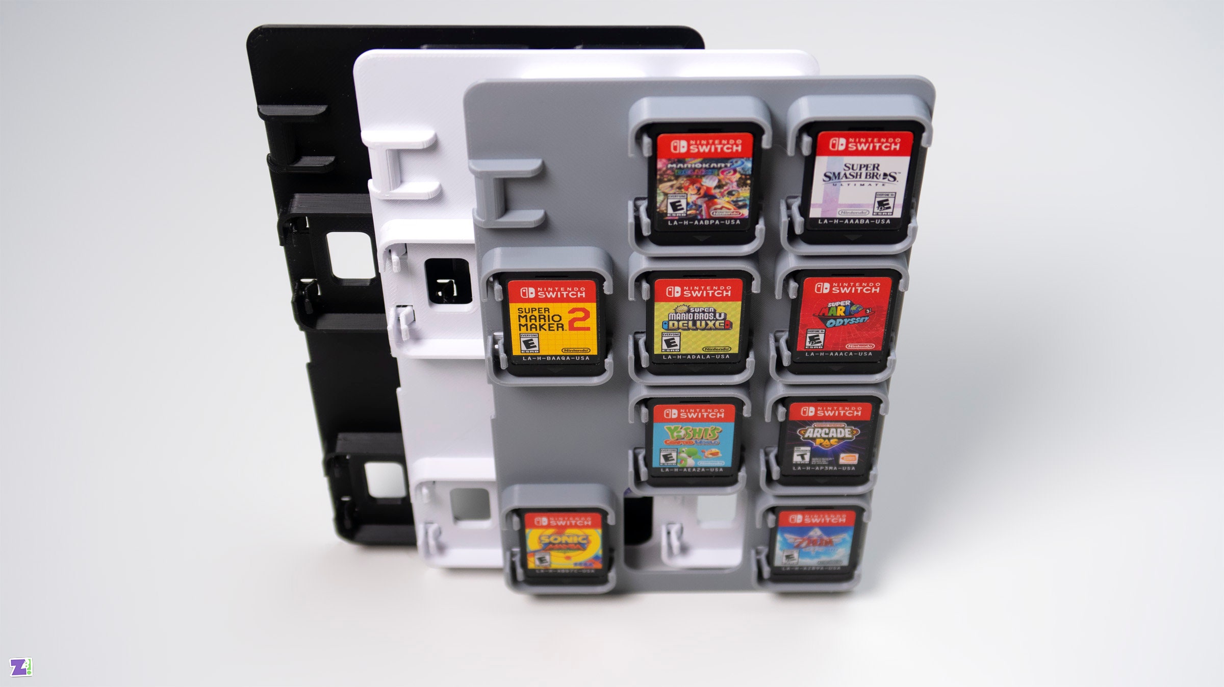 Nintendo Switch Multi-game Card Holder Case Accessory: Black, White, & Gray  monochromatic Collection -  Hong Kong