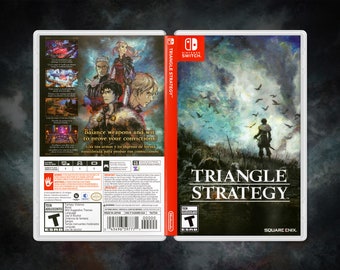 Triangle Strategy Cover Art: Replacement Insert & Case for Nintendo Switch (US Retail)