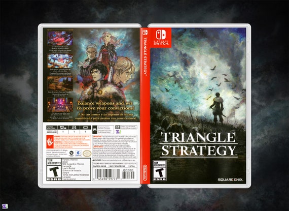 Triangle Strategy Cover Art: Replacement Insert & Case for