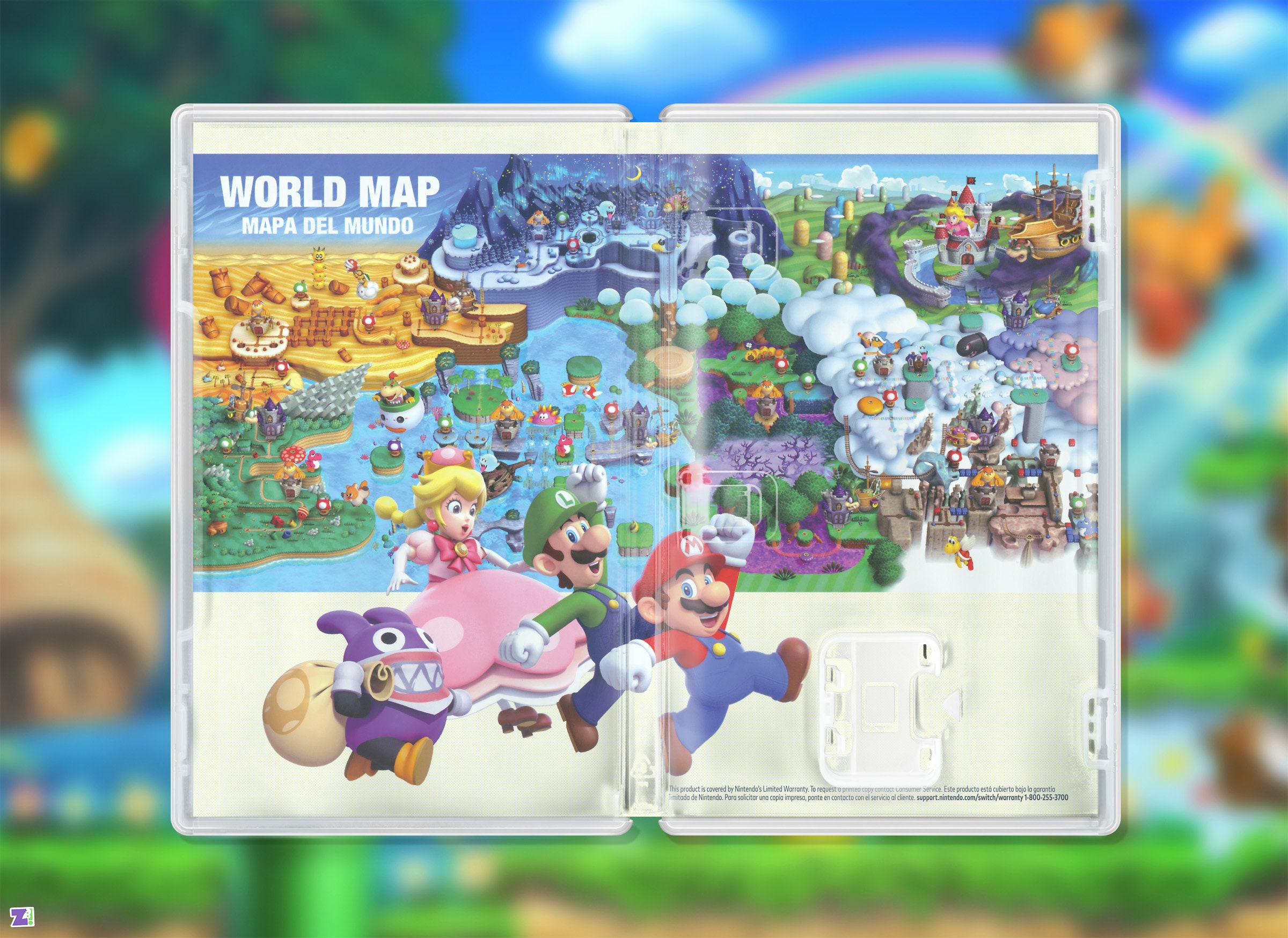 Super Mario Party Replacement Case: Double-Sided Premium Insert