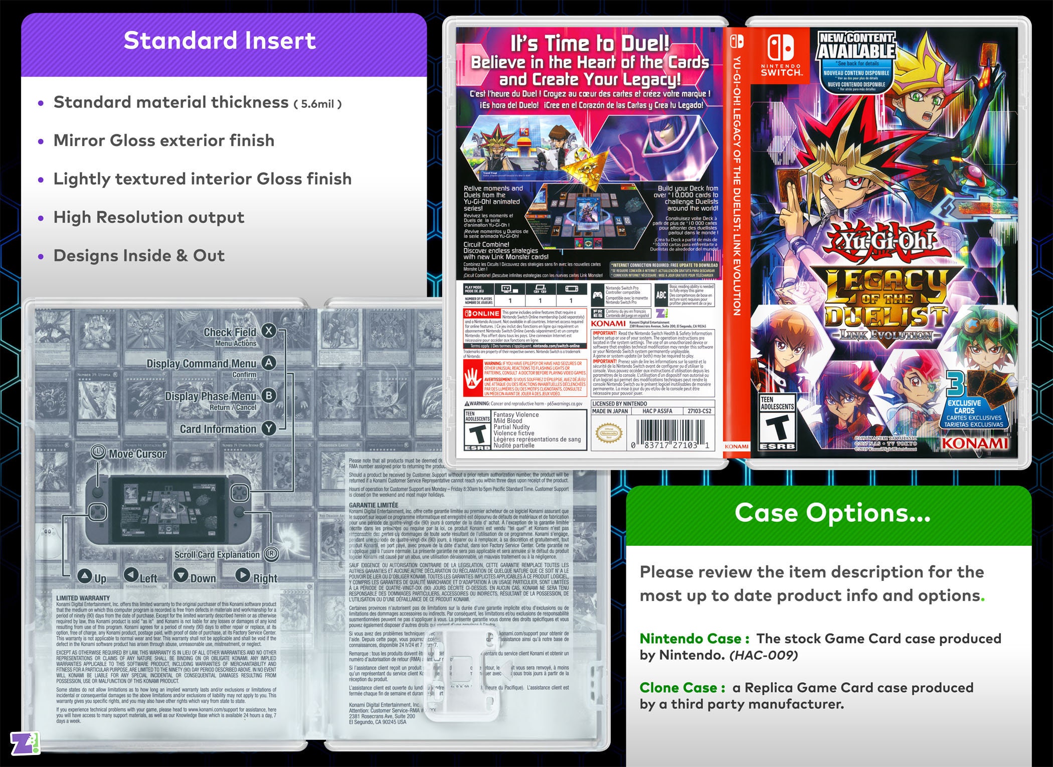 Yu-Gi-Oh! Legacy of the Duelist: Link Evolution Information