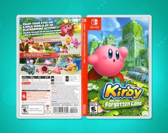 Kirby and the Forgotten Land Cover Art: Insert / Case for Nintendo Switch (US Retail)