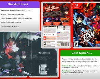 Persona Strikers (p5s) Reversible Cover Art: Replacement Insert