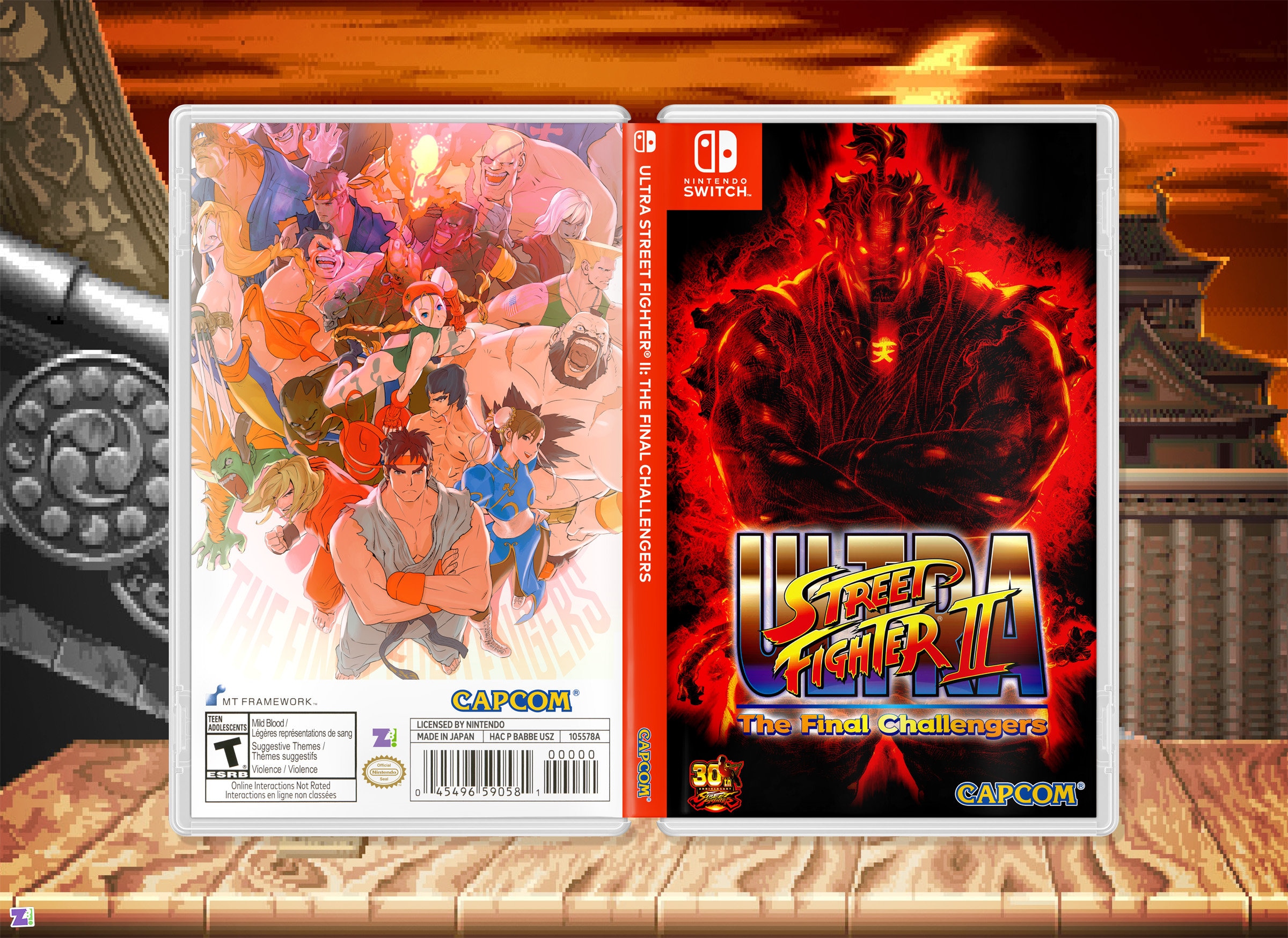 Ultra Street Fighter II (Nintendo Switch) Holographic + Game Included