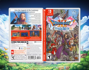 Dragon Quest XI S Echoes of an Elusive Age Cover Art: Replacement Insert / Case for Nintendo Switch (US Retail)
