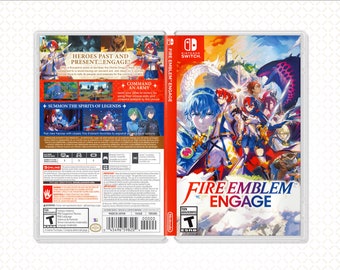Fire Emblem Engage Cover Art: Replacement Insert / Case for Nintendo Switch (US Retail)