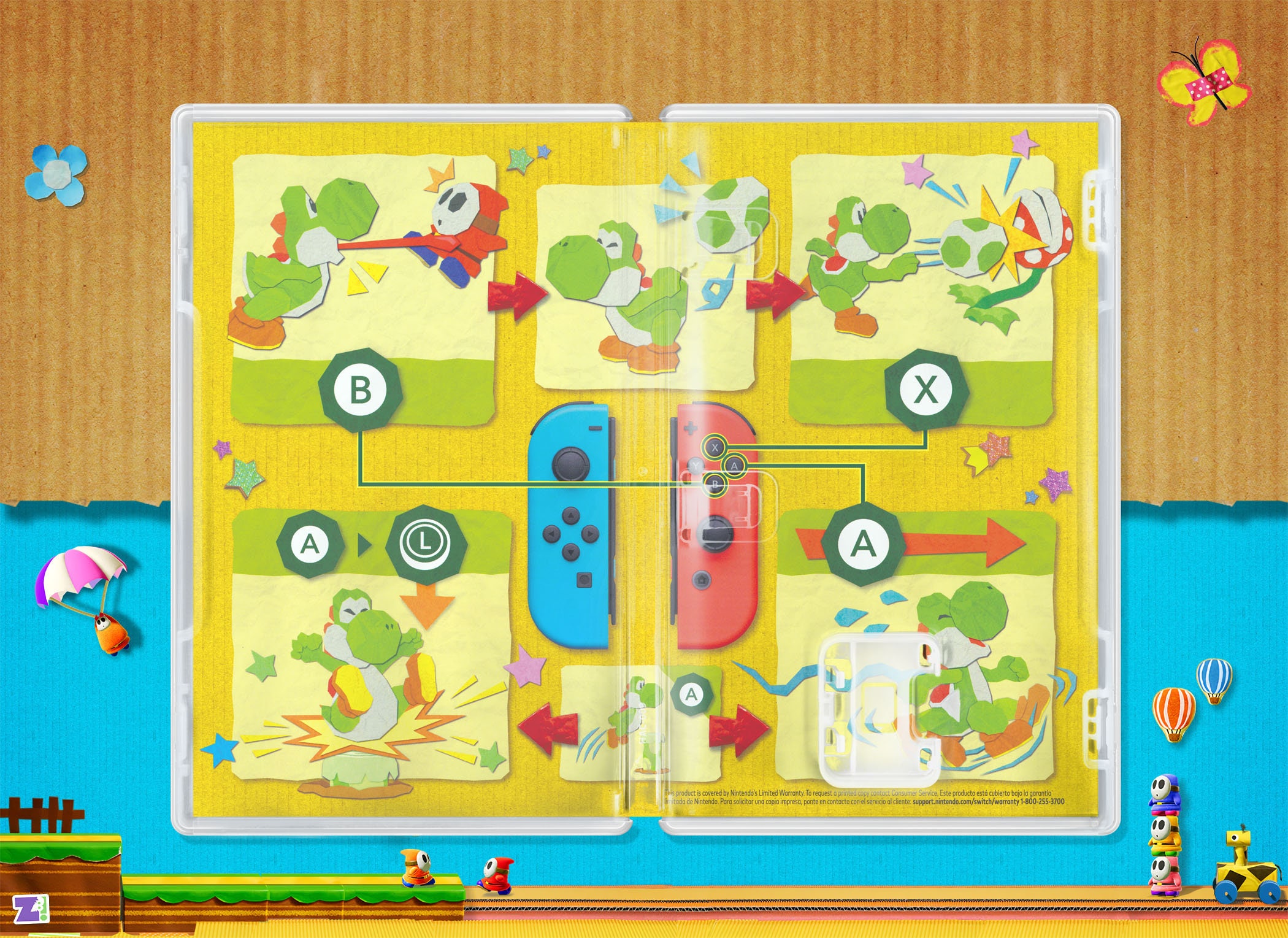 ヨッシークラフトワールド Nintendo Switch用交換用カバーアート