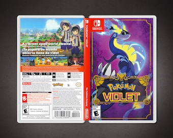 Pokemon Violet Cover art: Replacement Insert / Case for Nintendo Switch (US Retail)