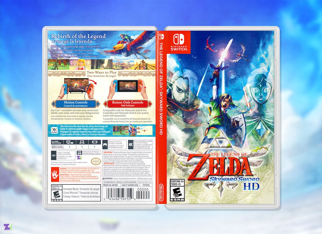 Nintendo Switch Video Game The Legend Of Zelda: Skyward Sword HD Japan