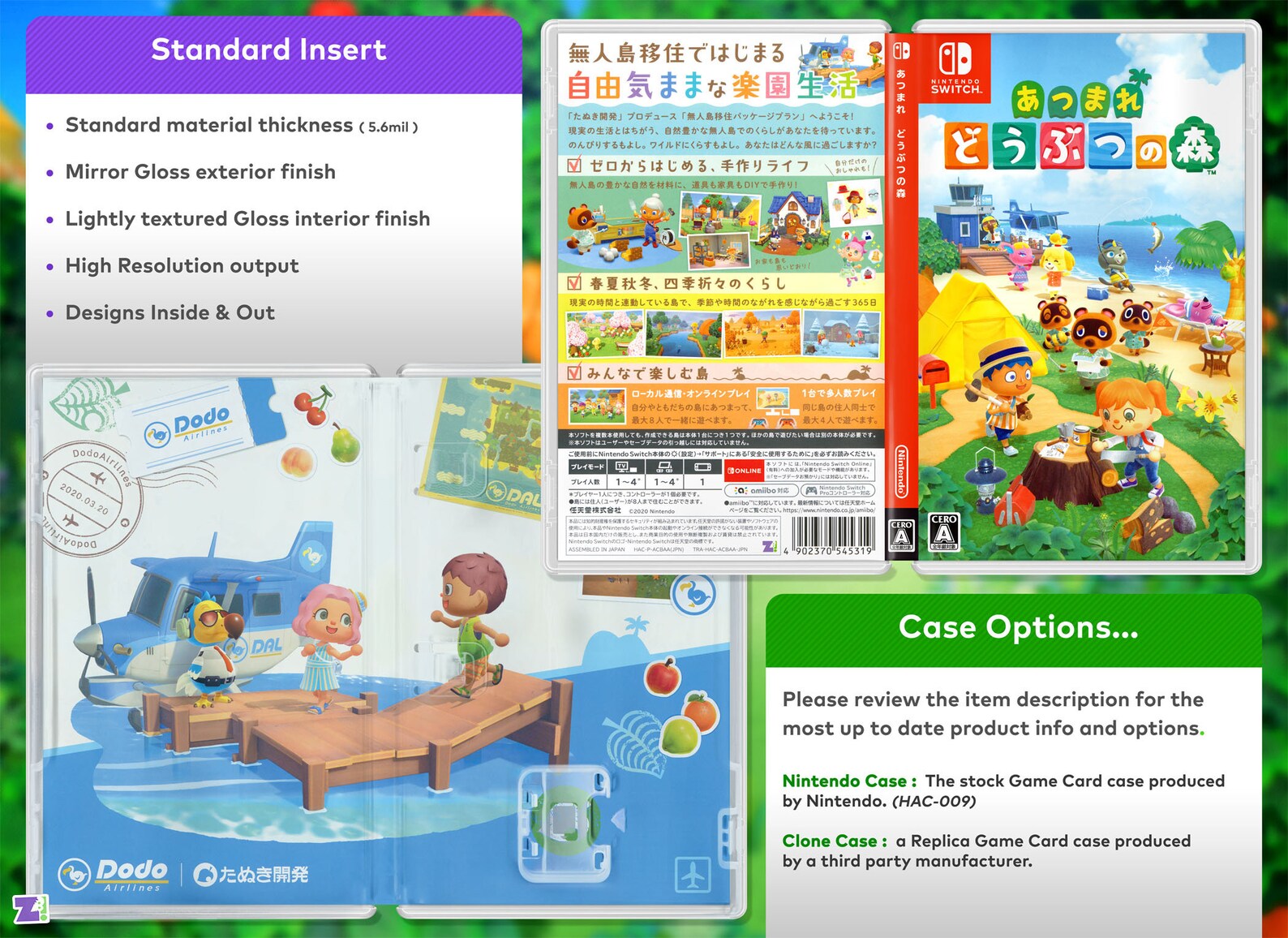 Animal Crossing New Horizons Cover Art: Japonais Remplacement - Etsy France