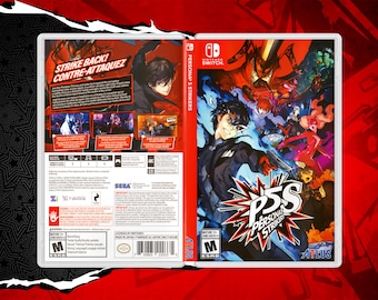 Persona Strikers (p5s) Reversible Cover Art: Replacement Insert