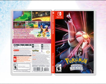 Pokemon Shinning Pearl Cover art: Replacement Insert / Case for Nintendo Switch (US Retail)