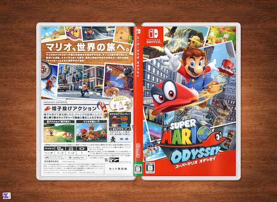 Super Mario Odyssey Cover Art japan: Replacement Insert & Game Case for  Nintendo Switch -  Israel