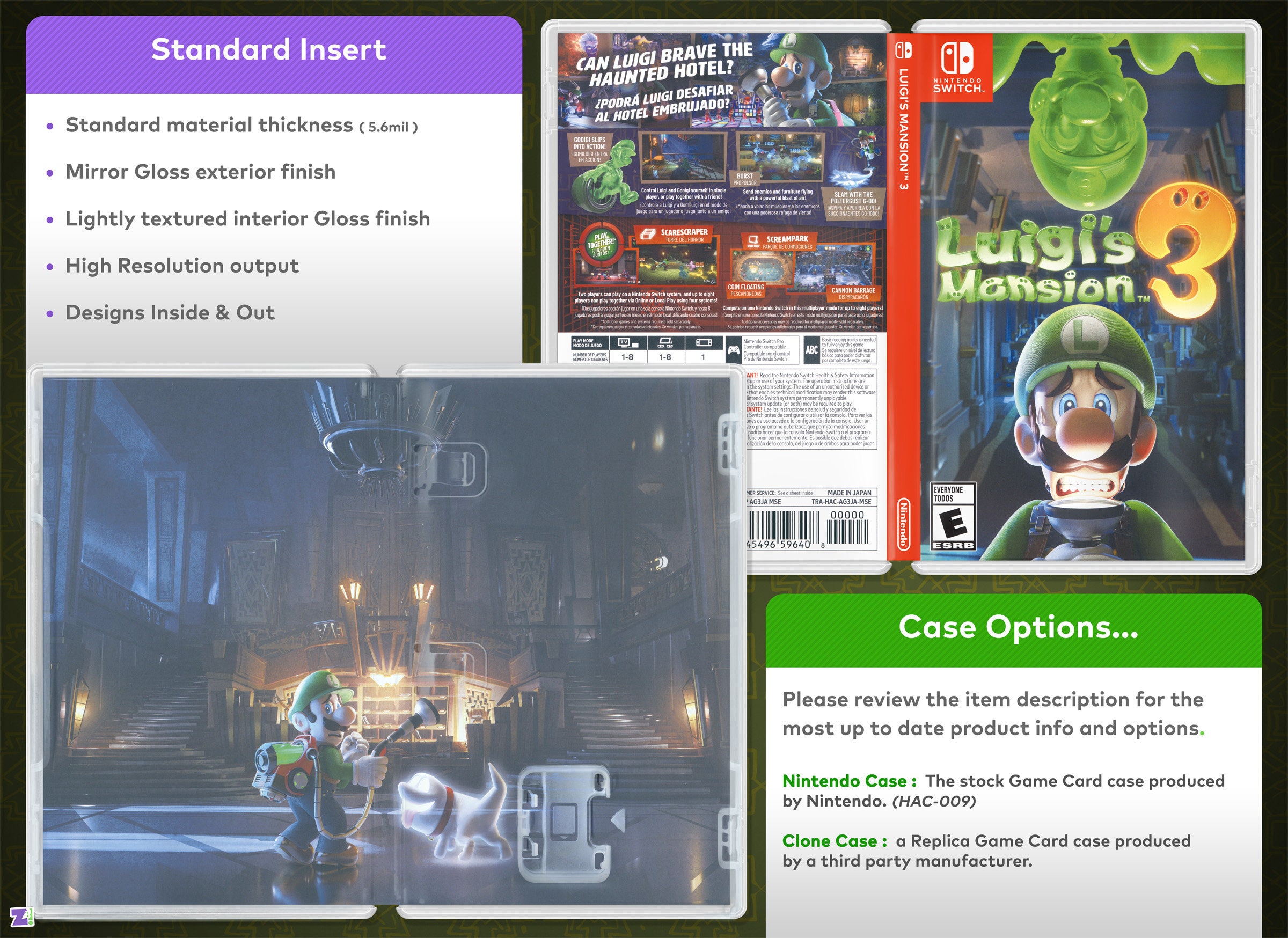 Luigi's Mansion 3 Standard Edition - Nintendo Switch (European Version)